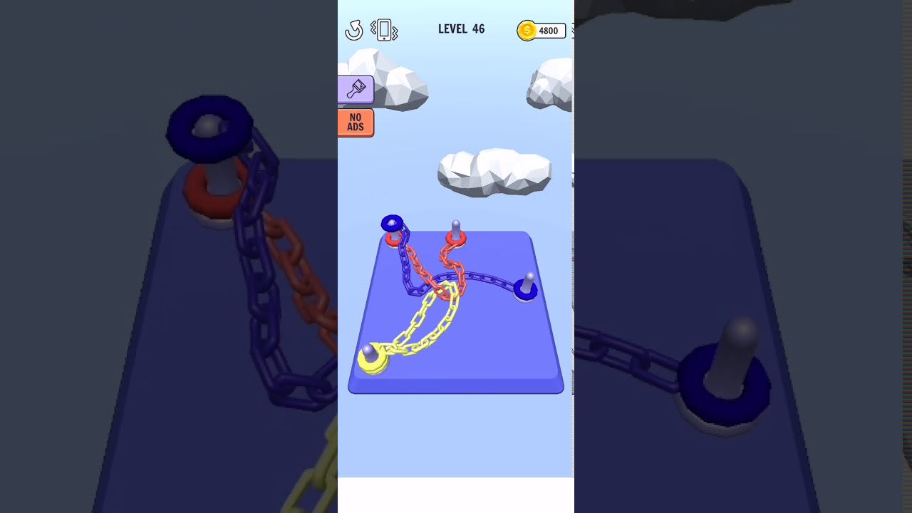 Go knots 3D - level (43-50) - gameplay walkthrough