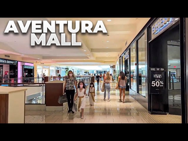 Florida's Largest Indoor Shopping Mall : Walking Aventura Mall in April  2022 