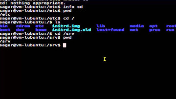 cd command in Unix