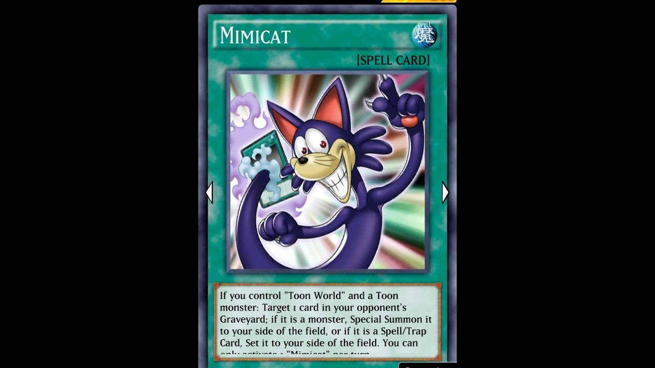 mimicat yugioh card - Yu-Gi-Oh! Database Yugioh Duel Links - Mimicat