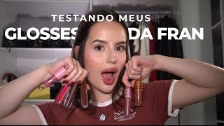 Dei Nota Para Todos Os Meus Glosses Da Franciny Ehlke