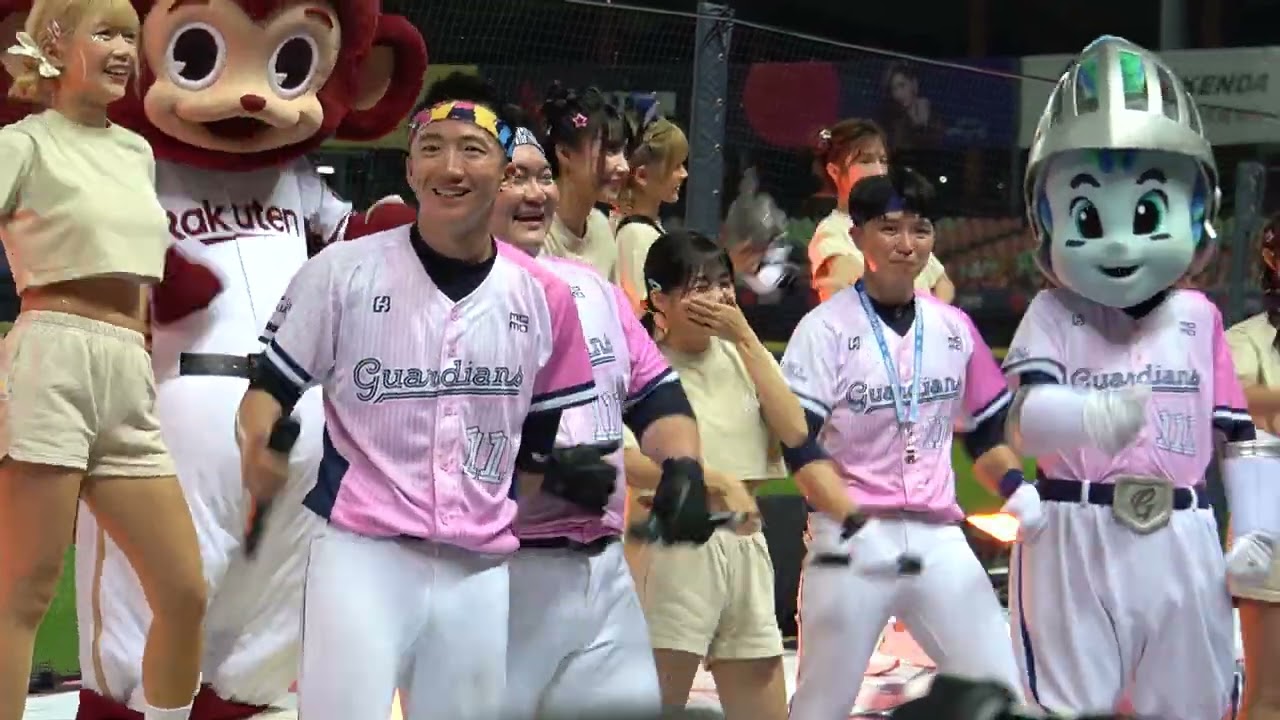 【黑鼠】20230731 中職明星賽 富邦悍將 Fubon Angels Joyce 超可愛慈妹 劉俊豪專屬啦啦隊隊長 這球打得好