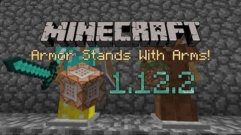 How To Get Armor/Armour Stands WIth Arms! (1.12.2+)