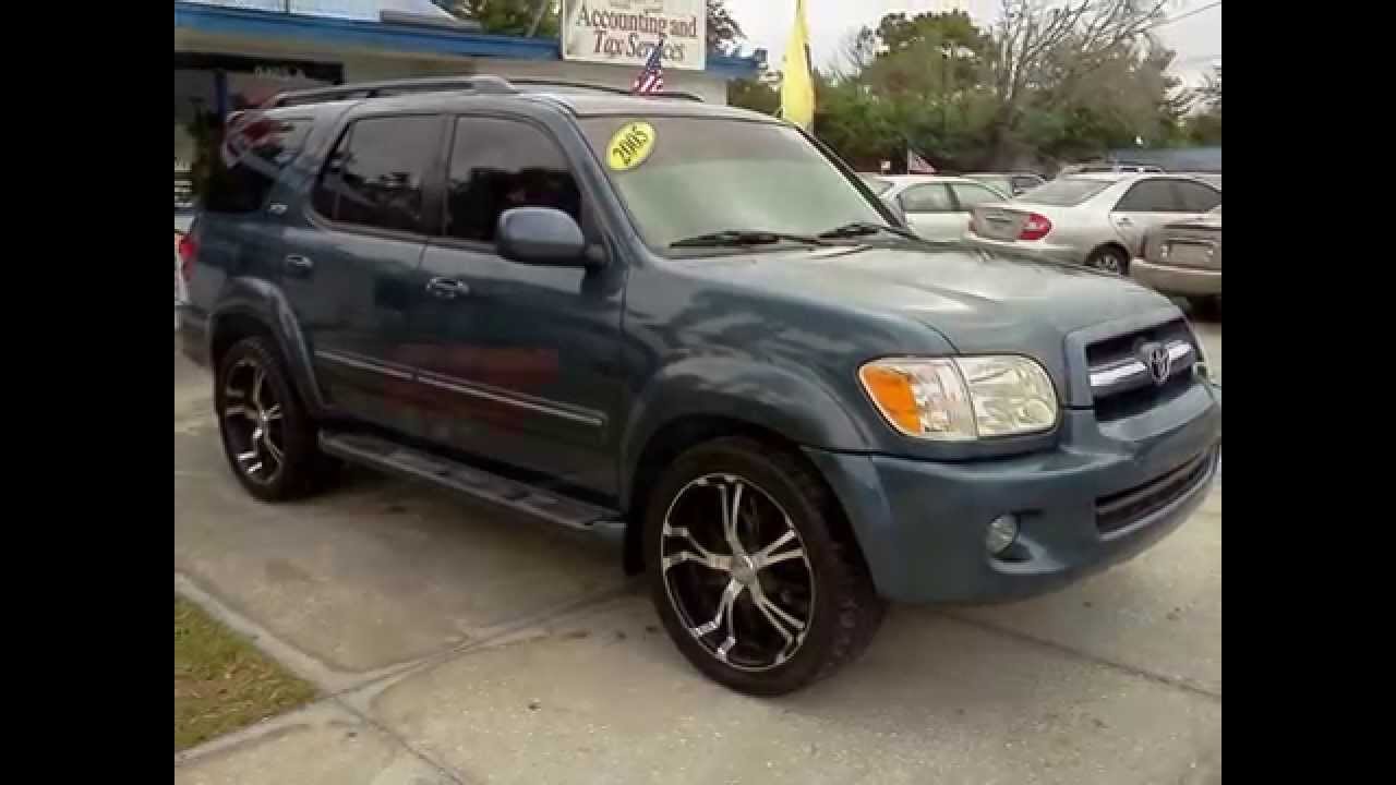 2005 TOYOTA SEQUOIA SR5 -V8- Clean 8 Pass. Full Sized SUV, DVD's, Rims