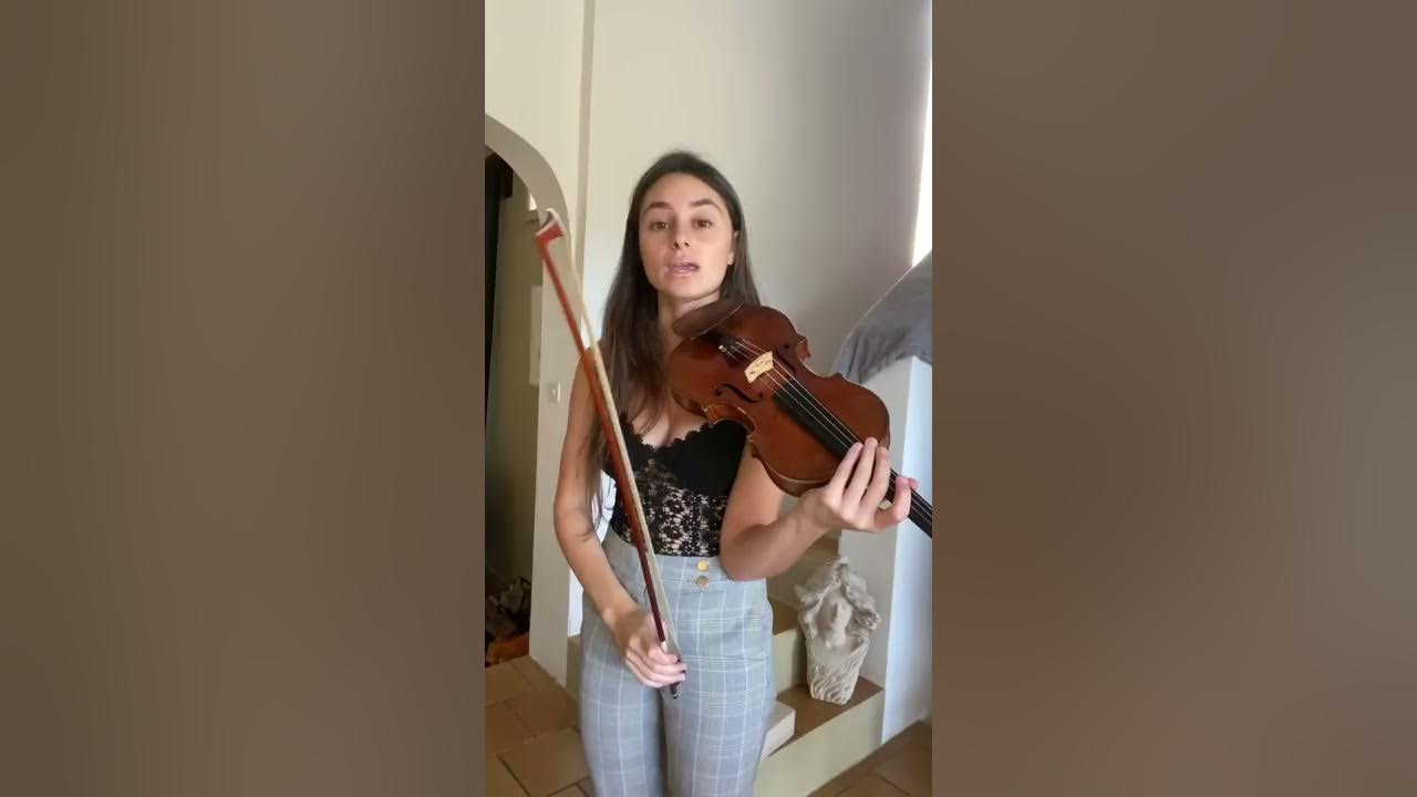 What people think is hard on the violin VS what is actually hard #Shorts