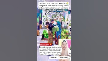 PENGANTIN PRIA MEMELUK KAKAK PEREMPUANNYA DI PERNIKAHAN #pernikahan #wedding #videoviral