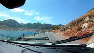 High Speed Road Trip in Southern Greece. Monemvasia to Stoupa 122 km Non Stop.