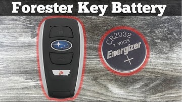 2016 - 2023 Subaru Forester Remote Fob Key Battery Change - How To Remove & Replace Key Batteries