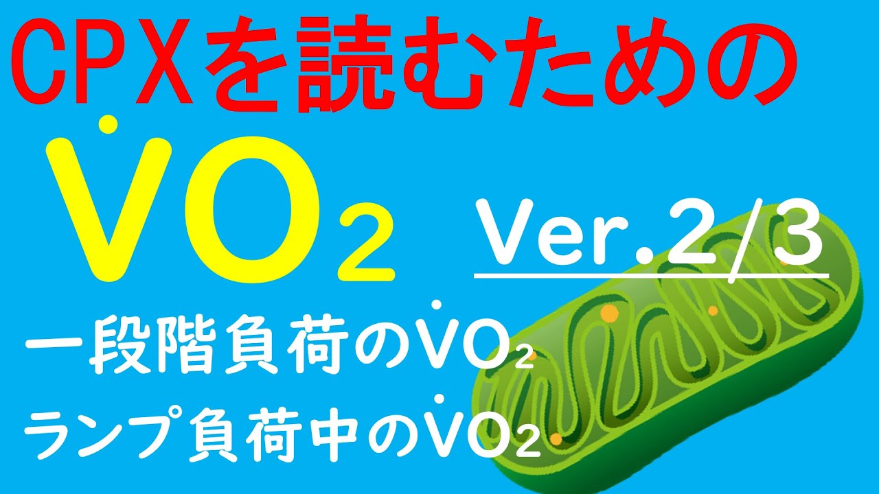 CPXを理解したい＃7　【VO2　その２】【一段階負荷】【ランプ負荷】【心拍出量】