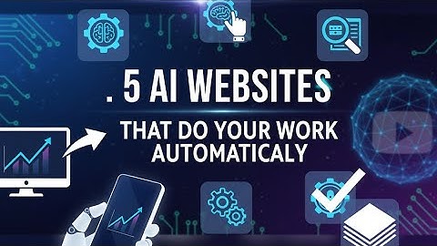 5 AI websites that do your work automatically. 