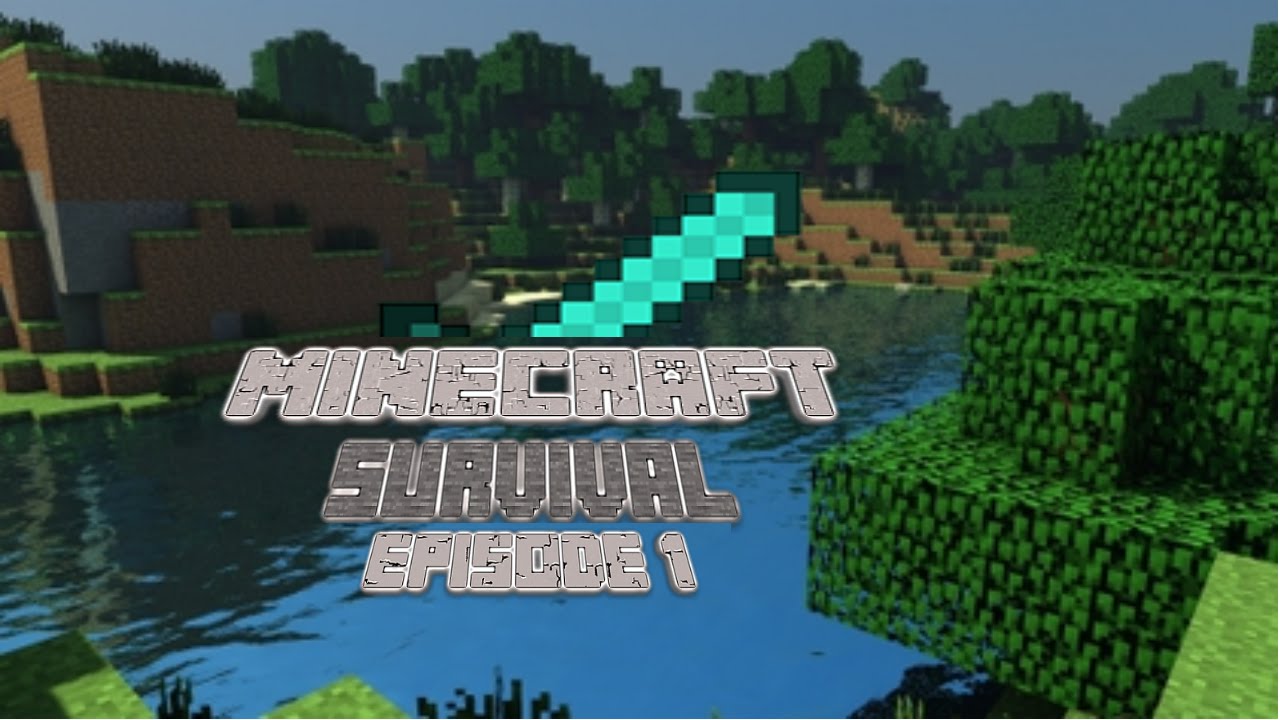 Minecraft | Survival | Episode 1 | Building a house | - YouTube