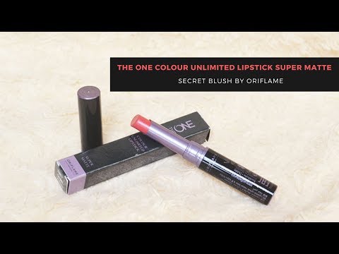 review-the-one-colour-unlimited-lipstick-super-matte-oriflame-secret-blush