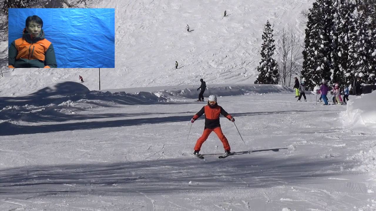 子ども向けスキー練習方法vol１ ハの字で滑る Youtube