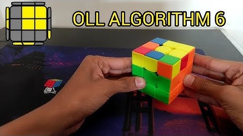 OLL ALGORITHM 6 IN 3X3X3 CUBE WITH FINGER TRICKS