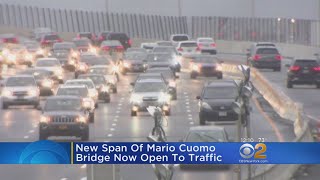 New Span Of Gov. Mario Cuomo Bridge Open To Traffic