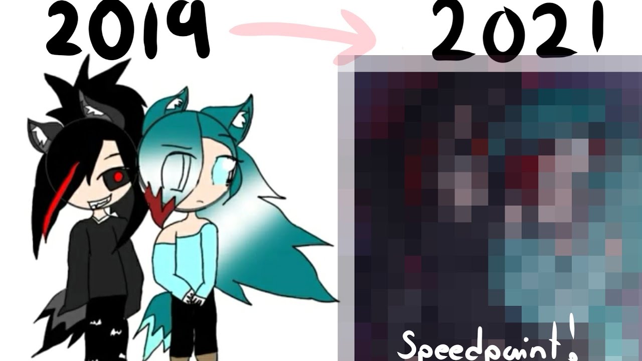 Redrawing my old trash (Speedpaint) - YouTube