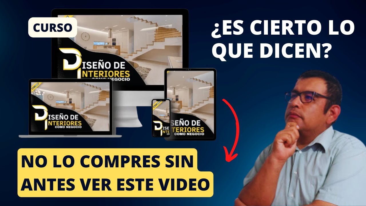 🔴Curso DISEÑO DE INTERIORES COMO NEGOCIO 🏠 ¿Debes comprarlo? 🤔 ¿Es ...