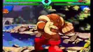X-men vs Street Fighter gameplay footage 2