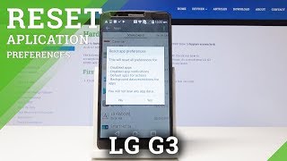 How to Reset App Preferences in LG G3 - Restore Default App Settings screenshot 3