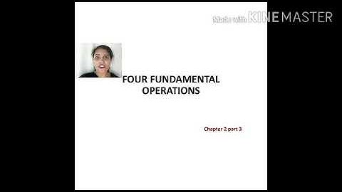 Mathematics for class 5, part 3 (Four Fundamental Operations)