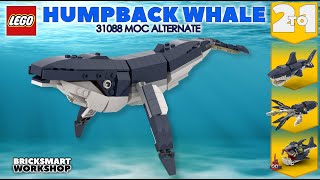 Humpback Whale MOC LEGO 31088 2 to 1 Alternate Digital Build