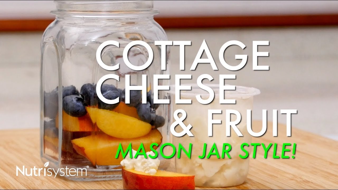 Cottage Cheese Snack Jar