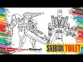 Upgraded Titan Drill Man and Titan Speakerman: A Colorful Clash | Octopus Channel Coloring