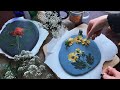 Relaxing Art Therapy 🌿 making ceramics at home without a kiln