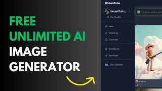 FREE UNLIMITED AI Image Generator – GenTube (2025)