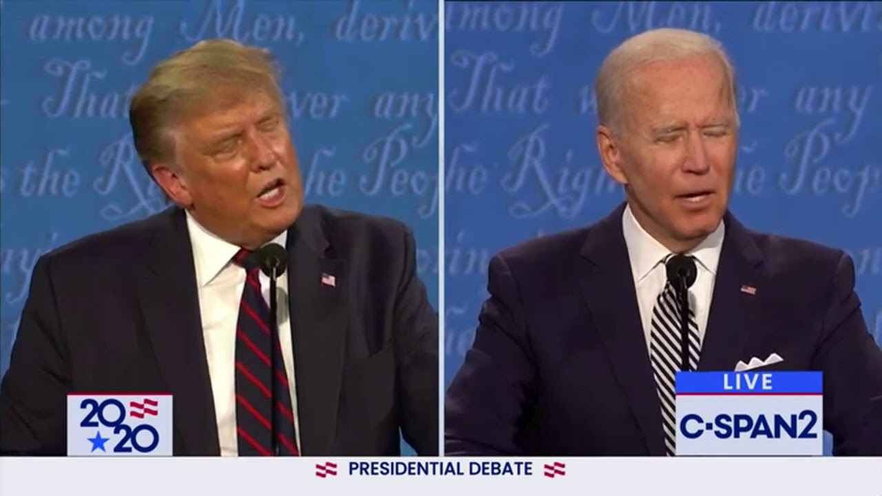 Donald Tramp vs Joe Biden funniest part - YouTube