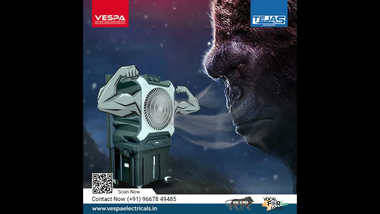 🌬️ Keep cool in style with Vespa Electricals Air Coolers! 🌬️