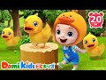 どうぶつとおどろう!|ゆびゆびファミリー|童謡人気曲メドレー|子供の歌|童謡|アニメ|動画|ドミキッズ|Domi Kids