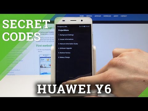 Huawei ukryte menu