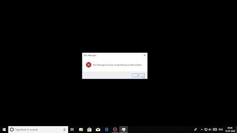 How to Fix Task Manager has been disabled by your administrator