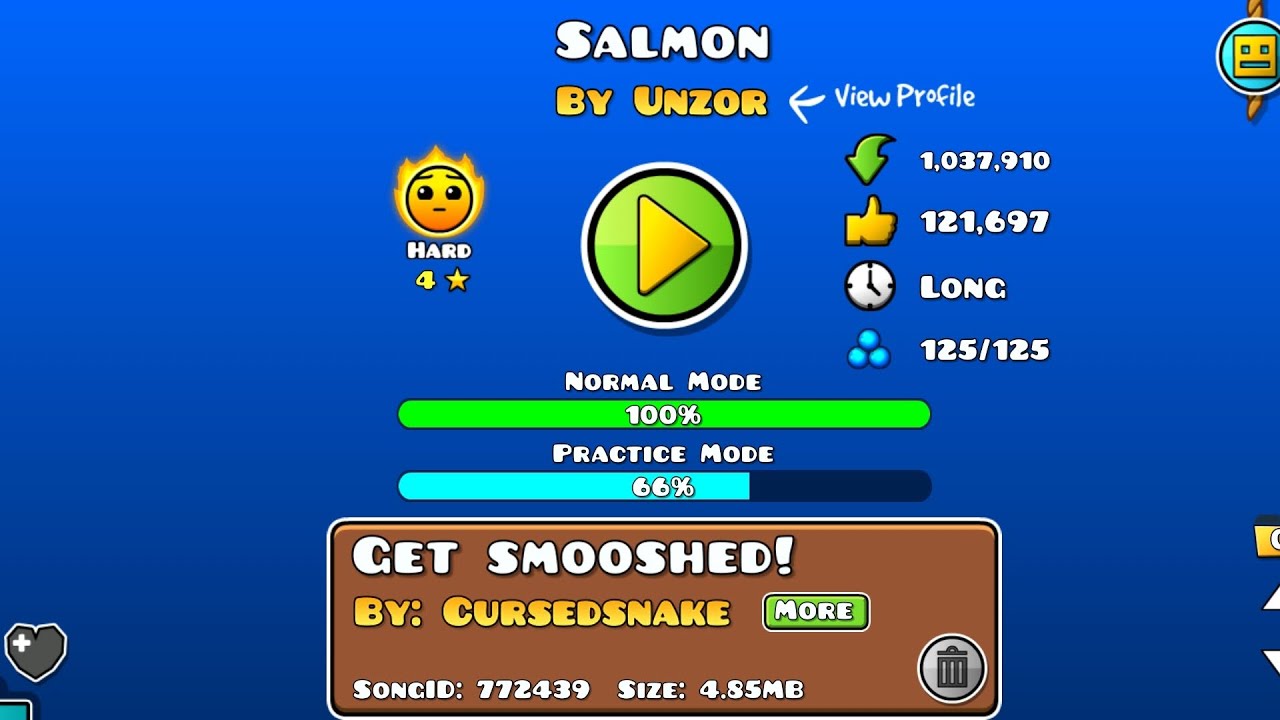 Salmon | Geometry Dash - YouTube