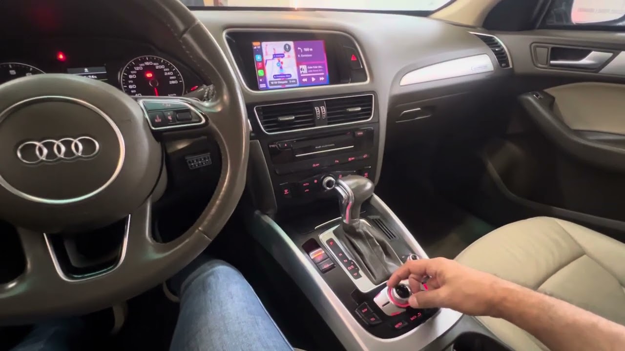 Audi Q5 - 2014 - Instalação CarPlay e Android Auto com conexão sem fio - ArtsomAuto