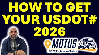 HOW TO GET YOUR FREE USDOT# (2026) MOTUS FMCSA