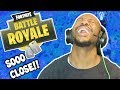 I WAS SO CLOSE TO WINNING! - FORNITE BATTLE ROYALE!