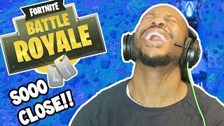 I WAS SO CLOSE TO WINNING! - FORNITE BATTLE ROYALE!
