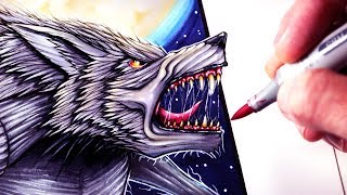 Let's Draw a WEREWOLF - FANTASY ART FRIDAY