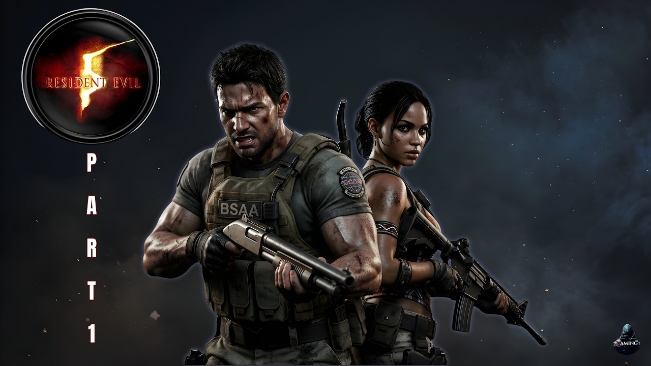 The Horror Hits Immediately | Resident Evil 5 Part 1| 4k No Comm