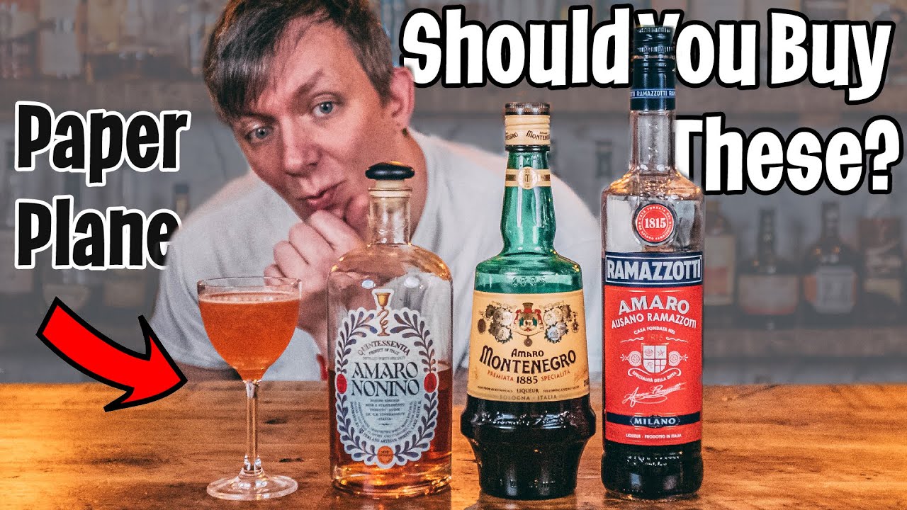 Which Amaro is Better? Montenegro vs Nonino vs Ramazzotti Review YouTube
