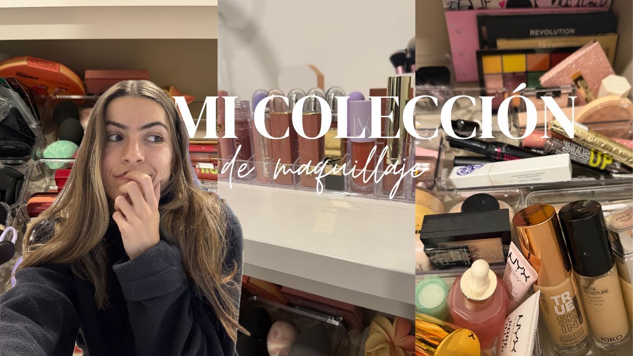 OS ENSEÑO TODO MI MAQUILLAJE ANTES DE SEGUIR PROBANDO MÁS | Ordeno el cajón y tengo mucho maquillaje