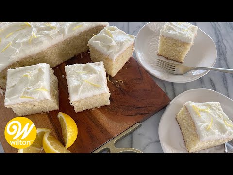 Easy Lemon Cake Recipe  Wilton
