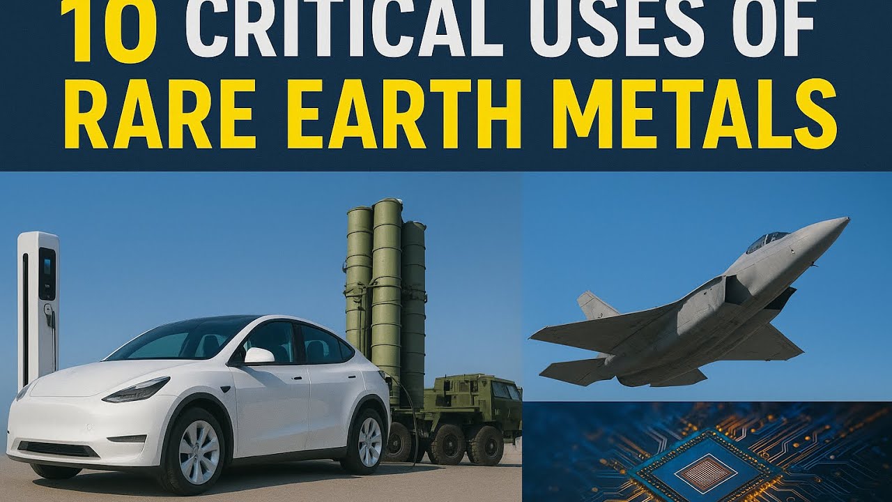 10 Critical Uses of Rare Earth Metals Powering Modern Technology