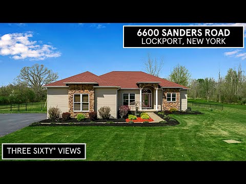 6600 Sanders Rd, Lockport, NY home video tour