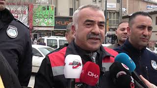 Sivasta Zabıtadan Kaldırım İşgali Denetimi