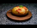 芝士煙肉焗薯/Baked Potatoes with Bacon and Cheese