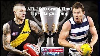 AFL 2020 Grand Final Tip + Margin comp