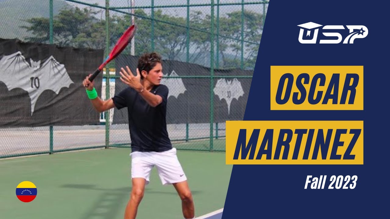 Oscar Martinez Tennis Recruiting Video Fall 2023 YouTube 
